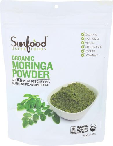 Sunfood Superfoods Moringa Powder Organic - 8 Oz (1 Units)