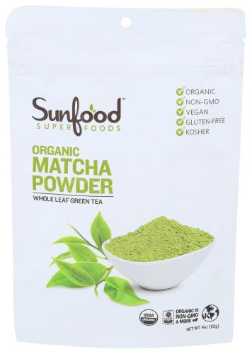 Sunfood Superfoods Matcha Green Tea Powder Organic - 4 Oz (1 Units)
