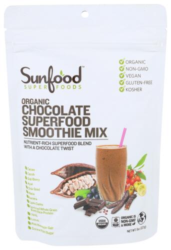 Sunfood Superfoods Superfood Powder Chocolate - 8 Oz (1 Units)
