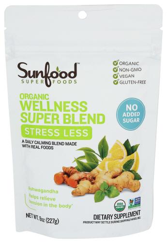 Sunfood Superfoods Stress Superfood Powder - 8 Oz (1 Units)