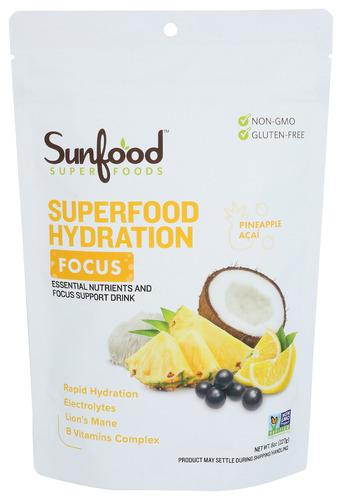 Sunfood Superfoods Superfood Hydratn Focus - 8 Oz (1 Units)