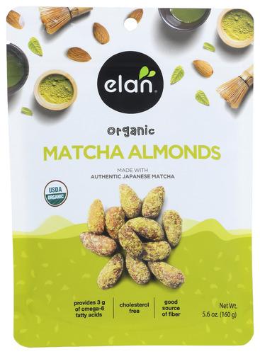 Elan Almonds Matcha Organic - 5.6 Oz (8 Units)