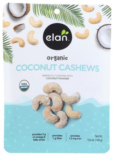 Elan Cashews Coconut Organic - 5.6 Oz (8 Units)