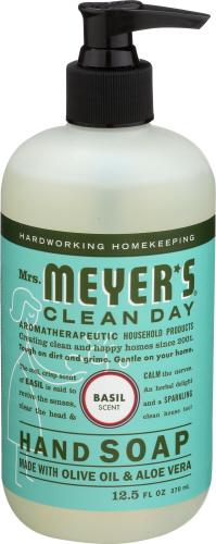 Mrs Meyers Clean Day Soap Hand Liquid Basil - 12.5 Oz (3 Units)