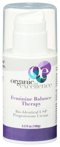Organic Excellence Progesterone Cream Pump - 3 Oz (1 Units)