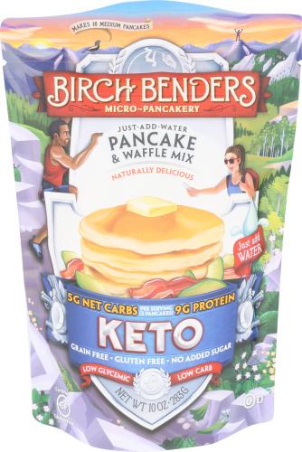 Birch Benders Mix Pancake Waffle Keto - 10 Oz (6 Units)