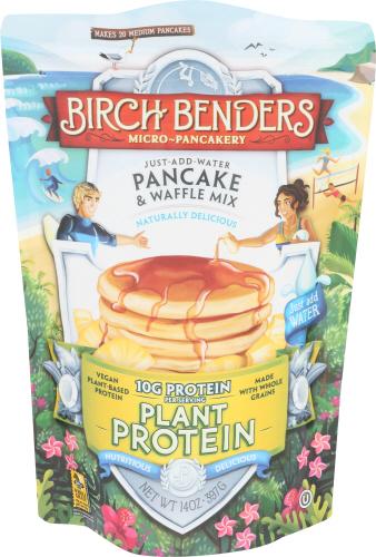 Birch Benders Mix Pncke Waffl Plnt Prot - 14 Oz (6 Units)