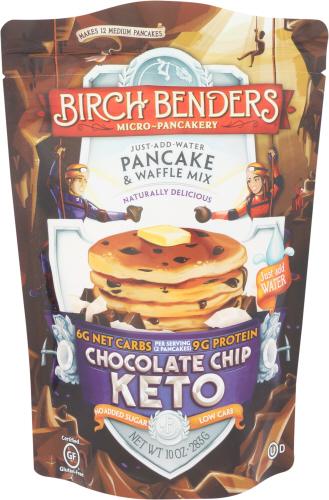 Birch Benders Mix Pncke Wffl Cchip Keto - 10 Oz (6 Units)