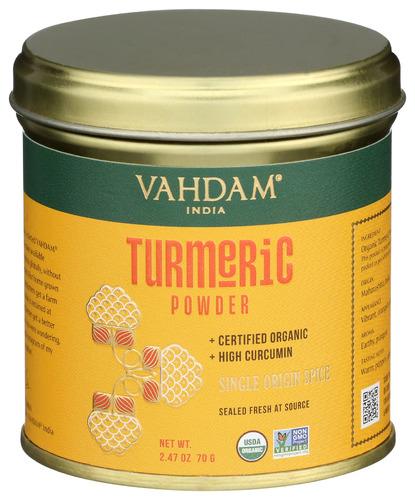 Vahdam Teas Spice Turmeric Powder - 2.47 Oz (9 Units)
