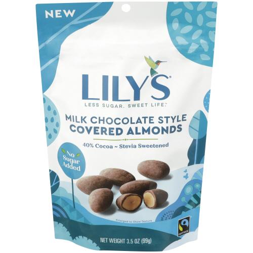 Lilys Sweets Almonds Milk Chocolate - 3.5 Oz (12 Units)