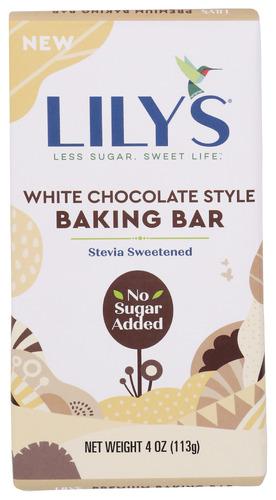 Lilys Sweets Bar Bakng Vert Whte Chocolate - 4 Oz (18 Units)