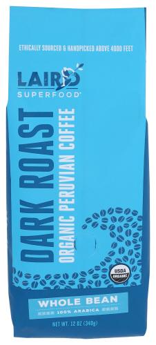 Laird Superfood Coffee Whlbn Drk Rst Organic - 12 Oz (6 Units)
