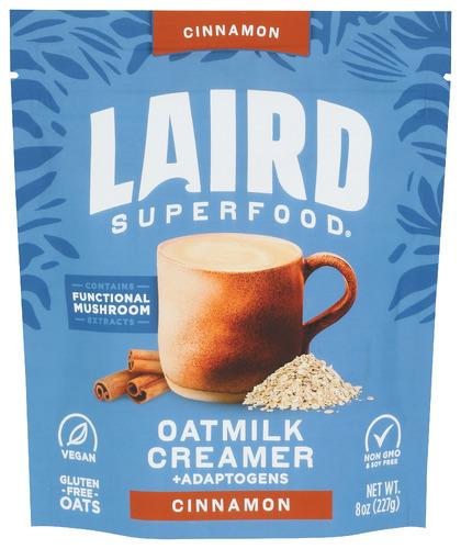 Laird Superfood Creamer Cinnamon Oat Milk - 8 Oz (6 Units)