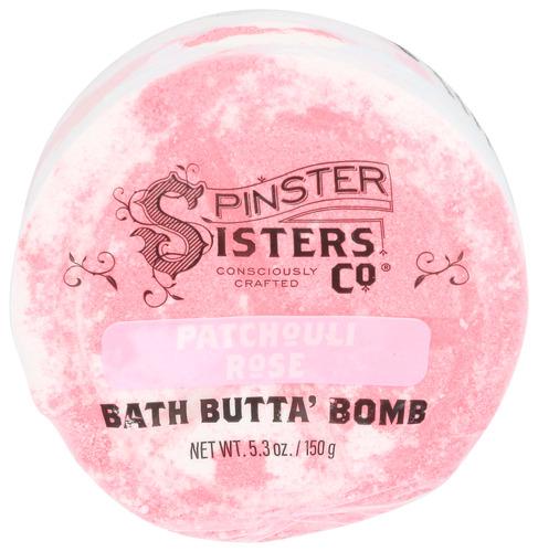 Spinster Sisters Co Bath Bomb Rose Patchouli - 5.3 Oz (6 Units)
