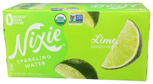 Nixie Water Sprk Lime 8Pk - 96 Fo (3 Units)