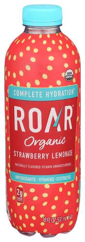 Roar Beverages Bev Strawberry Lemonade - 18 Fo (12 Units)