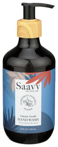 Saavy Naturals Hand Wash Vanill Tahitian - 12 Fo (1 Units)