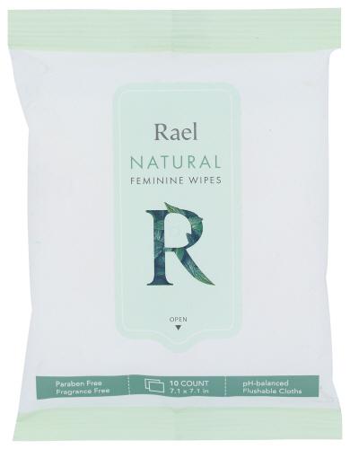 Rael Wipes Feminine Cleansing - 10 Ea (1 Units)