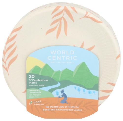 World Centric Plate Compstb Celeb 6 In - 20 Pc (12 Units)