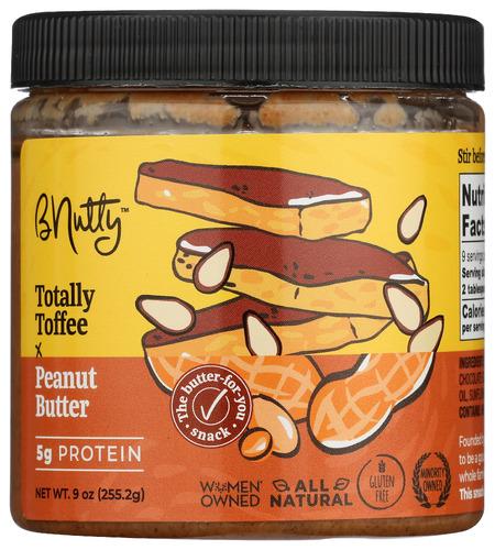 B Nutty Nut Butter Toffy Totally - 9 Oz (6 Units)