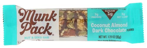 Munk Pack Bar Nut Seed Coconut Almond - 1.23 Oz (12 Units)