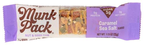 Munk Pack Bar Nut Seed Caramel Sslt - 1.23 Oz (12 Units)