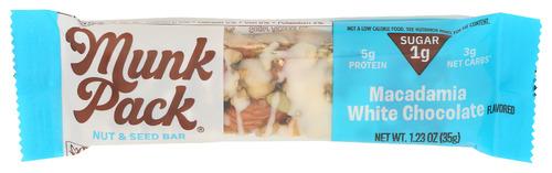 Munk Pack Bar Nut Seed White Chc Maca - 1.23 Oz (12 Units)
