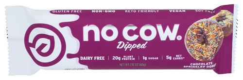 No Cow Bar Bar Chocolate Spkld Donut Dipd - 2.12 Oz (12 Units)