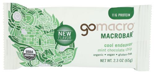 Gomacro Bar Chocolate Chip Mint - 2.3 Oz (12 Units)