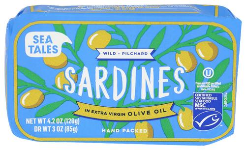 Sea Tales Sardines Evoo - 4.2 Oz (12 Units)