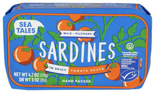 Sea Tales Sardines Spcy Tomato Sc - 4.2 Oz (12 Units)