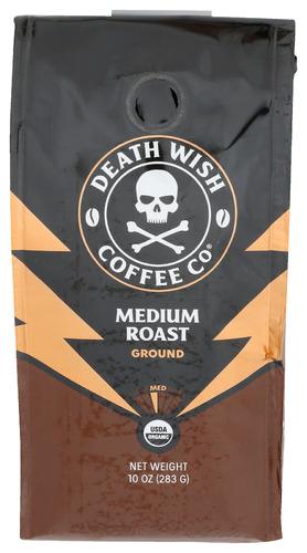 Death Wish Coffee Coffee Med Roast Ground - 10 Oz (6 Units)
