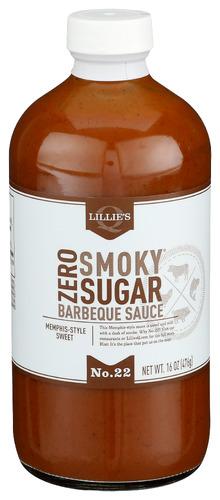Lillies Q Sauce Smoky Zero Sugar - 16 Oz (6 Units)