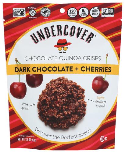 Undercover Quinoa Quinoa Drk Chocolate & Chrrys - 2 Oz (12 Units)