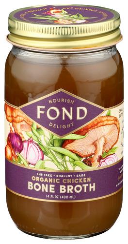 Fond Bone Broth Broth Bn Shitake Chk Organic - 14 Fo (4 Units)