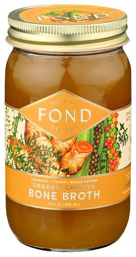 Fond Bone Broth Brothbone Turmrc Chk Organic - 14 Fo (4 Units)