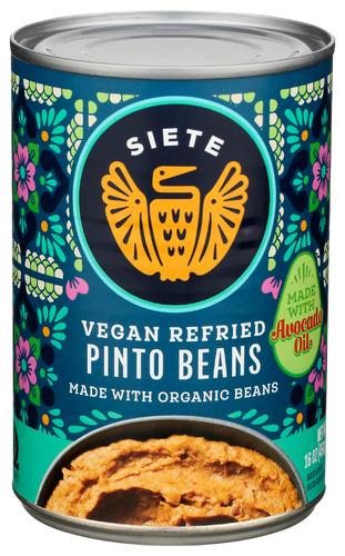Siete Refried Pinto Beans - 16 Oz (12 Units)