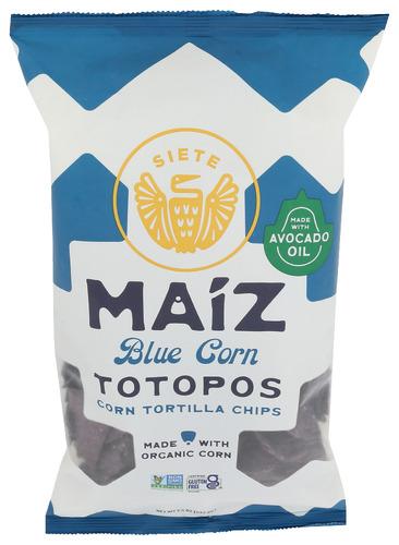 Siete Chips Tortilla Blue Crn - 7.5 Oz (6 Units)