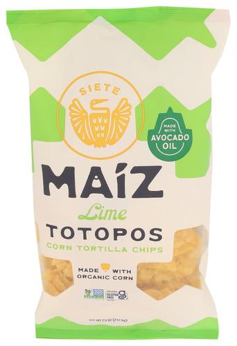 Siete Chips Tortilla Maiz Lime - 7.5 Oz (6 Units)