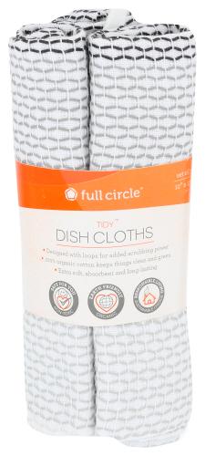 Full Circle Home Cloths Dish Tidy Grey - 3 Pk (6 Units)