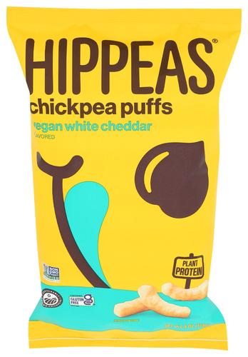 Hippeas Puffs Chickpea White Cheddar - 4 Oz (12 Units)