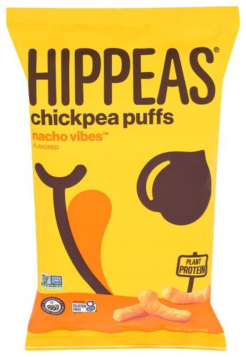Hippeas Puffs Chickpea Nacho - 4 Oz (12 Units)