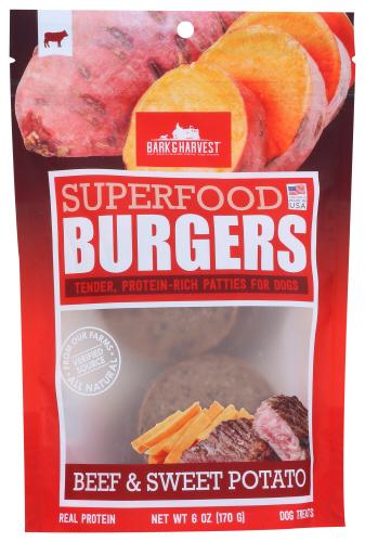 Bark And Harvest Treat Dog Beef Sweet Potato - 6 Oz (8 Units)