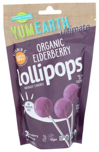 Yumearth Pops Elderberry - 3.3 Oz (6 Units)