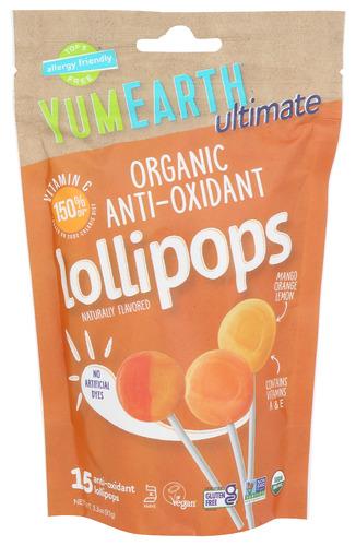Yumearth Pops Anti Oxidant - 3.3 Oz (6 Units)