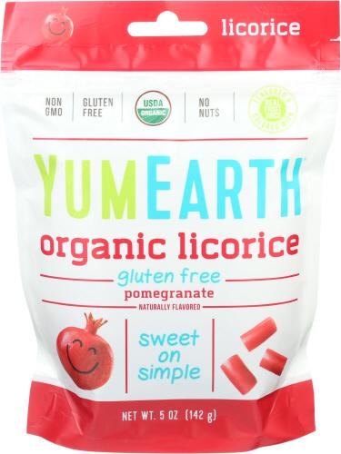 Yumearth Licorice Pomegranate Organic - 5 Oz (6 Units)