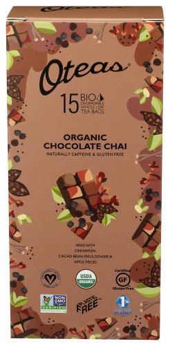 Oteas Organic Chocolate Chai - 15 Pc (6 Units)