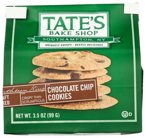 Tates Cookies Chocolate Chip - 3.5 Oz (12 Units)