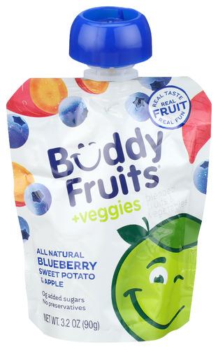 Buddy Fruits Fruit Pch Sweet Potato Blbrry - 3.2 Oz (18 Units)