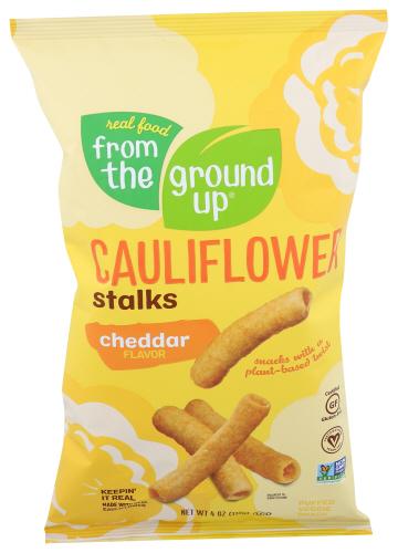 From The Ground Up Stalk Cauliflower Cheddar - 4 Oz (12 Units)